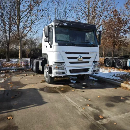 Sinotruck Howo 6x4 10-Wheel Heavy Truck 371hp Tractor Left-Hand Drive Euro 2 Diesel Rear Camera Second-Hand Used Truck for Sale