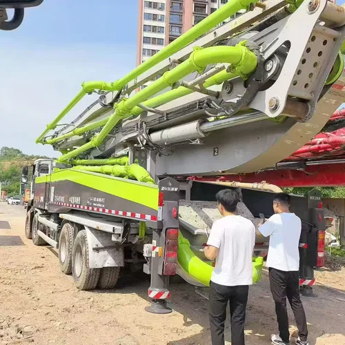 Zoomlion Sitrak 56-meter concrete pump truck made in 2020