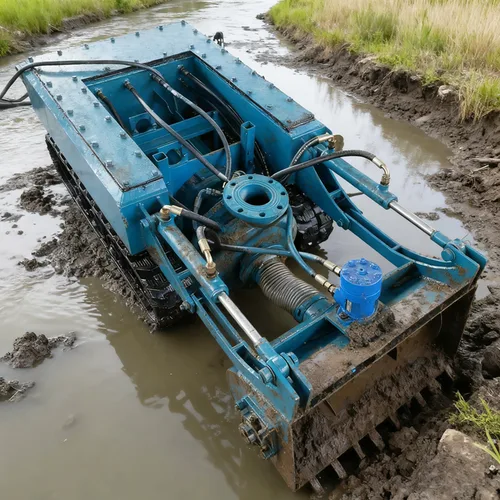 Underwater dredging robot (electric slurry pump)