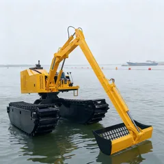 Robot de dragado subacuático (tipo flotante integrado)