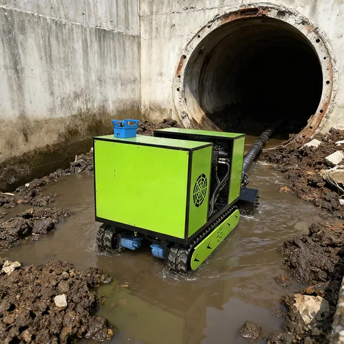 Robot de dragado subacuático (electrohidráulico)