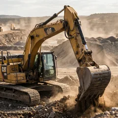 Excavadora resistente al desgaste | Excavadora de servicio pesado de 22 toneladas | Garantía global de 1 año