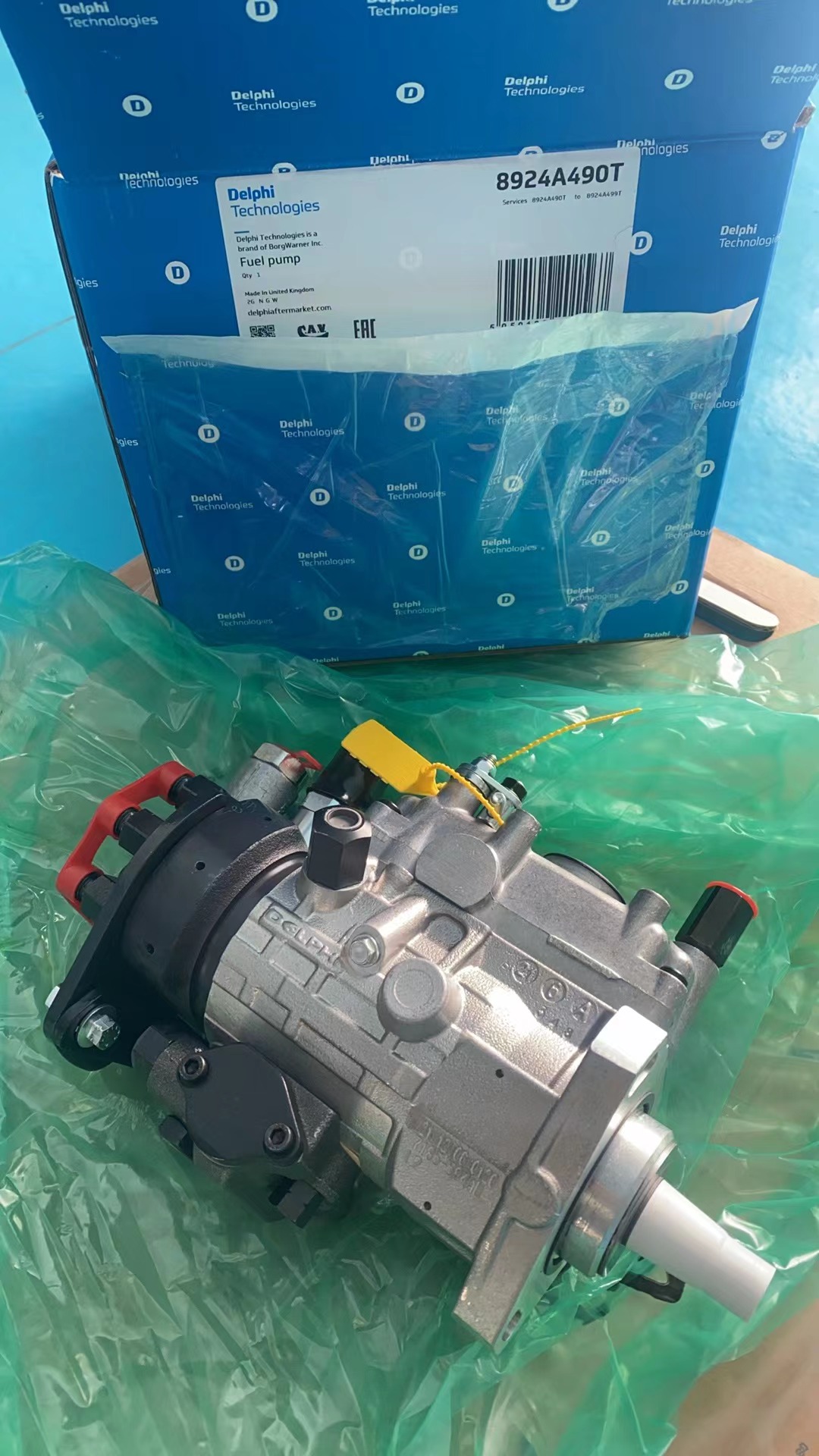 Fuel Injection Pump 8924A492T 2643D641 Delphi DP210 For Perkins 1006-6TW Diesel Engine Generator Parts