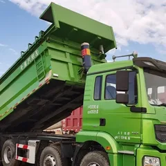 Camión volquete SHACMAN DELONG X3000 6×4 usado del 2021, caja de cambios de 12 velocidades, volquete para escoria minera, entrega en el puerto de Kashgar.