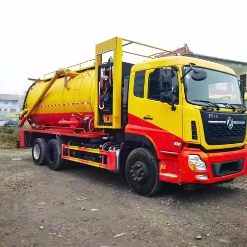 Camión cisterna Dongfeng 6×4 combinado de chorro y succión para aguas residuales, camión cisterna de alta presión para limpieza de alcantarillado, mantenimiento de fosas sépticas y tuberías.