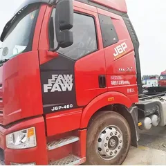 Cabeza tractora FAW J6P/HOWO/Dongfeng 4×2 usada, año 2024, 460 CV, 25000~26000 USD. Entrega en el puerto de Kashgar.