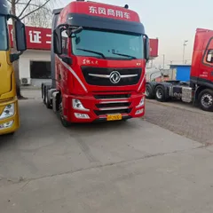 Cabeza tractora Dongfeng Tianlong KX 600HP 6X4 2025: Tractora Euro-VI con cabina dormitorio, camión de larga distancia de 600 HP de bajo consumo de combustible.