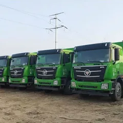 Camión volquete SHACMAN DELONG X3000 6×4 usado del 2021, caja de cambios de 12 velocidades, volquete para escoria minera, entrega en el puerto de Kashgar.