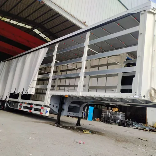 3 Axle Curtain Side Semi Trailer, Sliding Curtain Box Trailer, TIR Certified Side Curtain Trailer for Cross-border Logistics