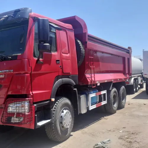 Camión volquete HOWO 6×4 de 380 CV para trabajo pesado, ideal para arena de minería y escombros de construcción.