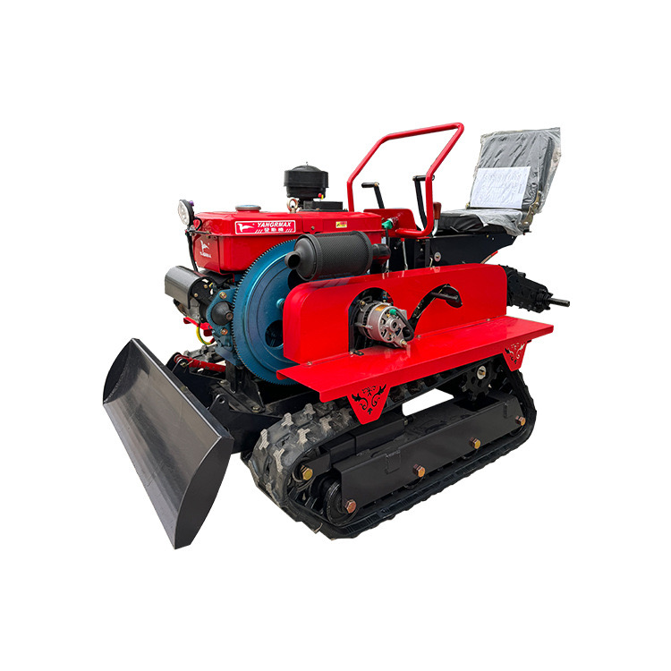 Ride-on Tracked Rotary Tiller for Dry Land
