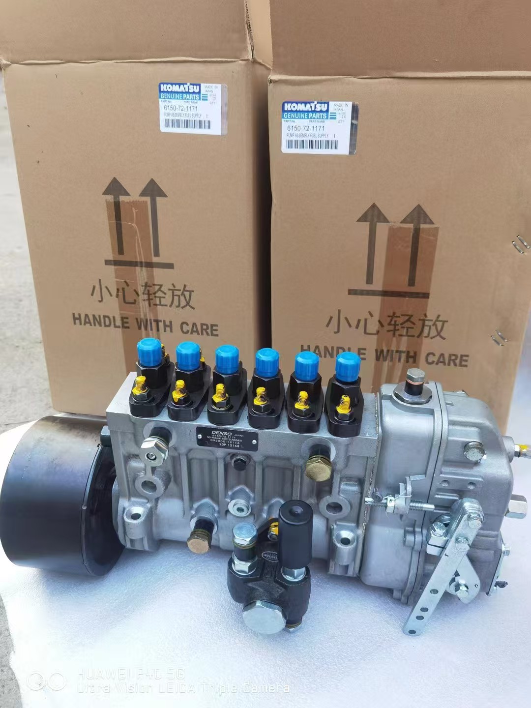 KOMATSU Fuel Injection Pump 6150-72-1171 Left Hand Rotation for SA6D125 Engine PC400-6 PC450-6 Excavator