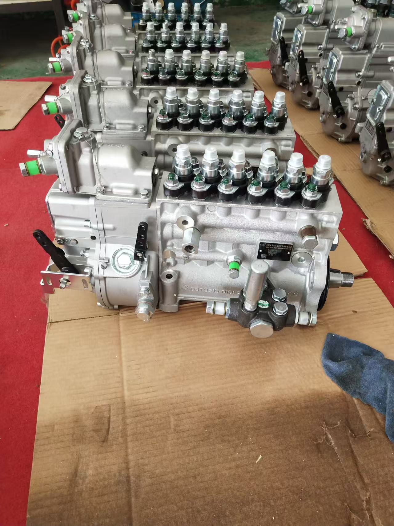 Longkou Longbeng BHT6P120L Mechanical Fuel Injection Pump, P/N 612630080234Y, fits Weichai WD12 WP12 diesel engine for wheel loader, truck and marine engine, non common rail mechanical pump
