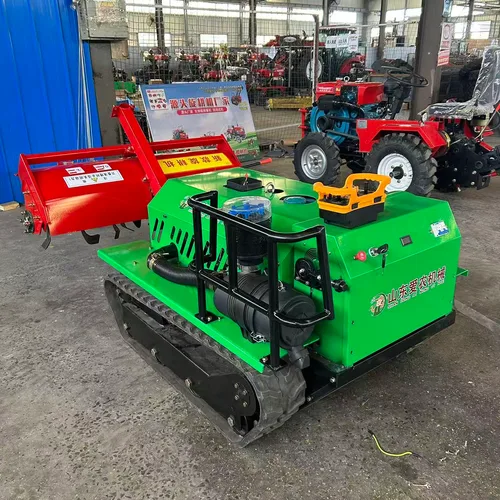 Gas-Electric Hybrid Tracked Rotary Tiller