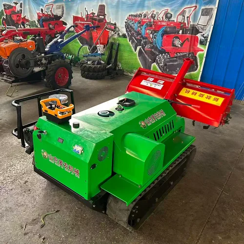 Gas-Electric Hybrid Tracked Rotary Tiller