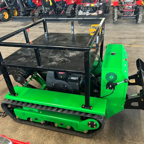 Gas-Electric Hybrid Tracked Rotary Tiller