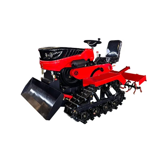 Cargadora de orugas de 25/35 pulgadas con excavación frontal y rotación trasera