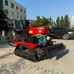 25-HP Ride-On Tracked Rotary Tiller