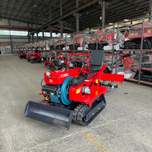 Ride-on Tracked Rotary Tiller for Dry Land