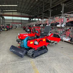 Ride-on Tracked Rotary Tiller for Dry Land