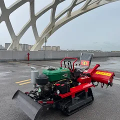 25-HP Ride-On Tracked Rotary Tiller