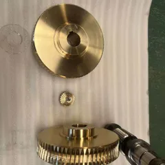 Custom Zero-Backlash Double-Lead Worm Gear for Screw Jack Spare Parts