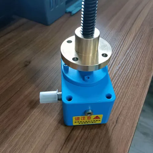 SWL Manual Screw Jack, Precision Hand-Cranked Worm Reducer, SWL 1T/2.5T/5T Nut Traverse Screw Lift