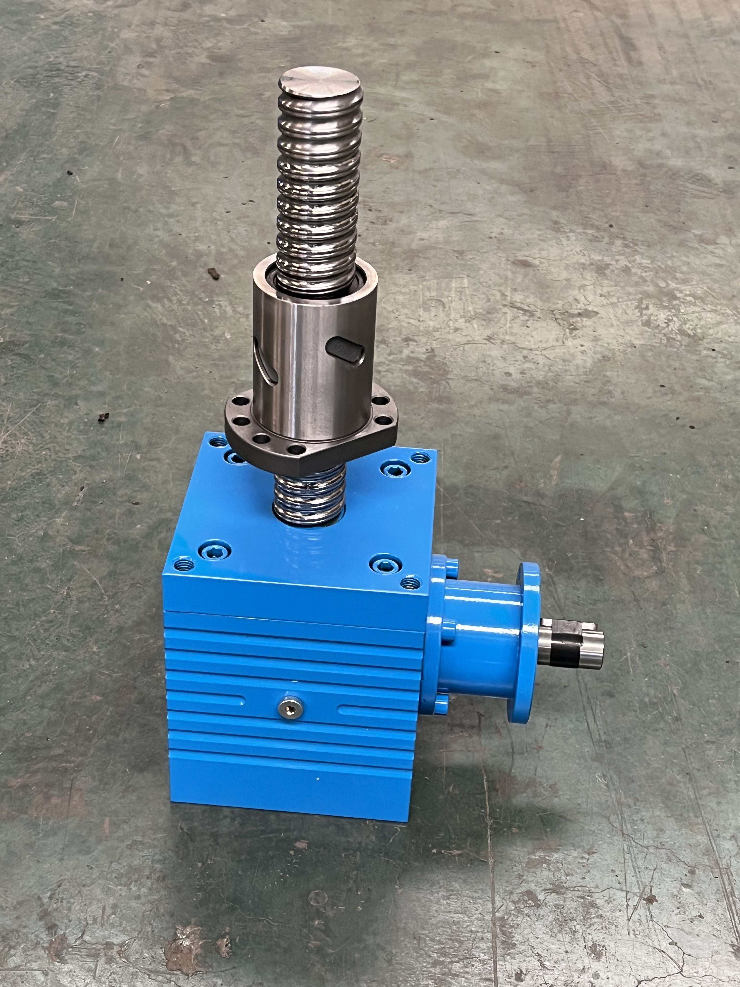 SWL Manual Screw Jack, Precision Hand-Cranked Worm Reducer, SWL 1T/2.5T/5T Nut Traverse Screw Lift