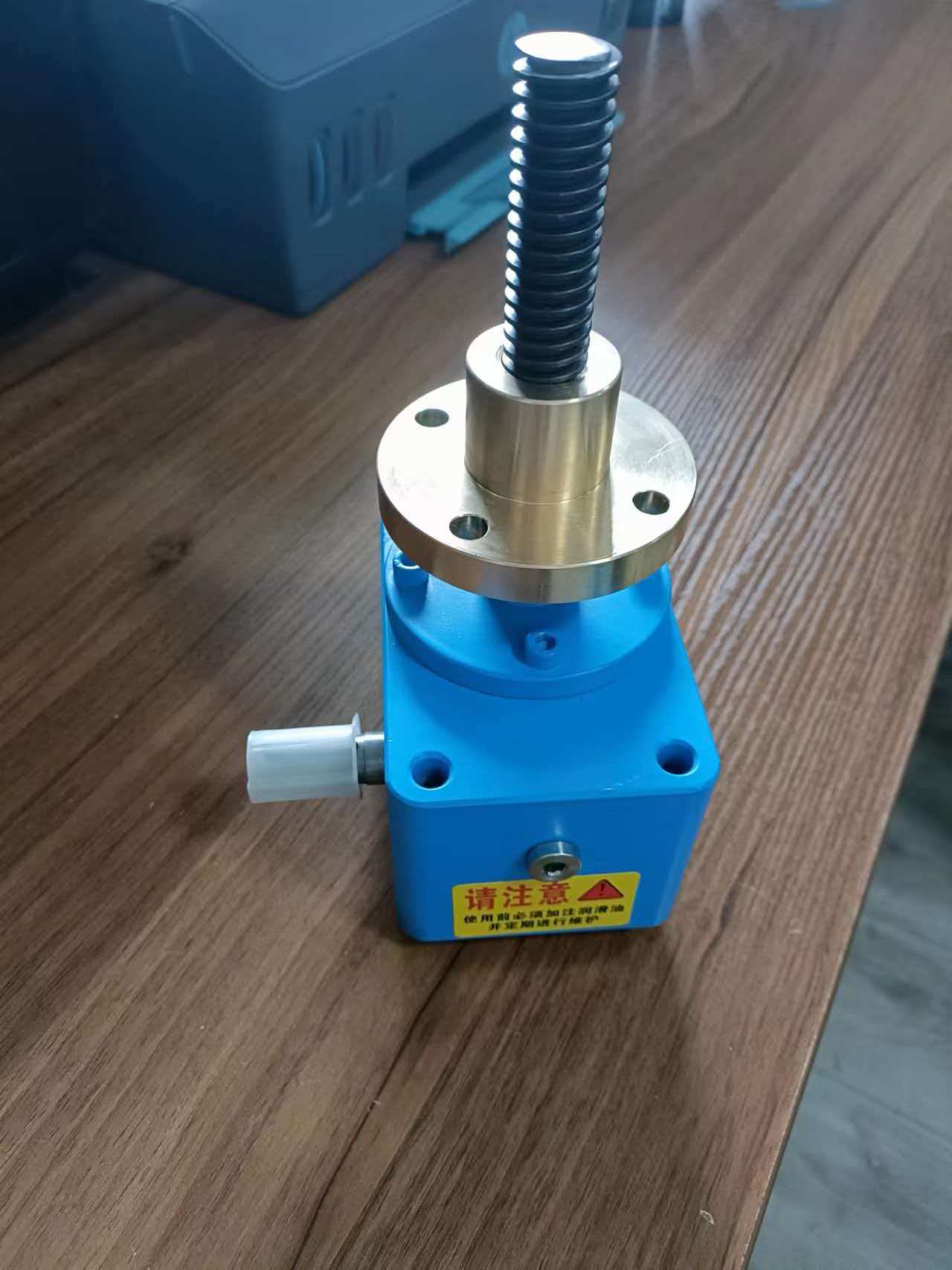SWL Manual Screw Jack, Precision Hand-Cranked Worm Reducer, SWL 1T/2.5T/5T Nut Traverse Screw Lift
