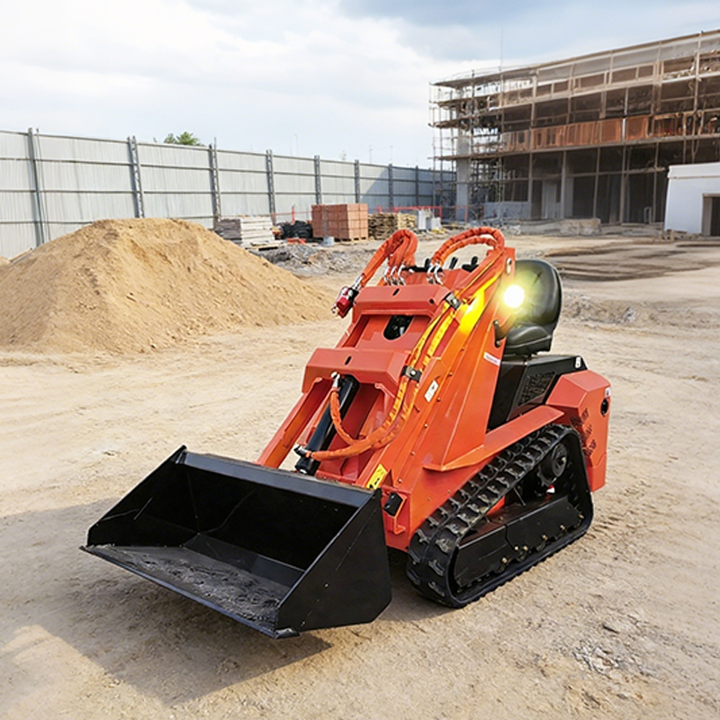 Hot Sale Small Skid Steer Loader With Seat For Sale Easy Operation And MultipleAttachments Multifunctional Skid Steer Loaders
