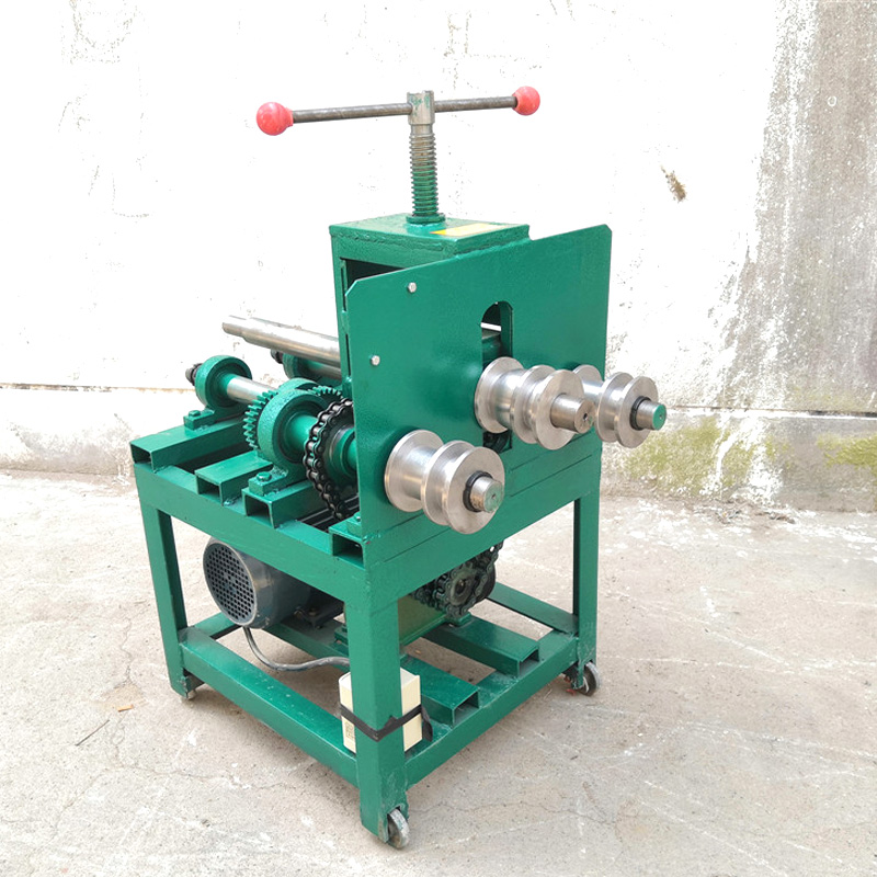 Metal Pipe Bender Hydraulic Greenhouse Rolling Pipe Roller Pipe Bender for Round & Square Pipes Household Tube Bending Machine