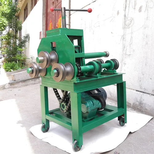 Metal Pipe Bender Hydraulic Greenhouse Rolling Pipe Roller Pipe Bender for Round & Square Pipes Household Tube Bending Machine