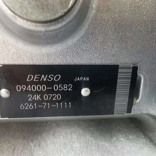 Denso HP0 Common Rail Fuel Pump 6261-71-1111 094000-0582 for Komatsu PC650-8 PC600-8 SAA6D140E-5 Engine