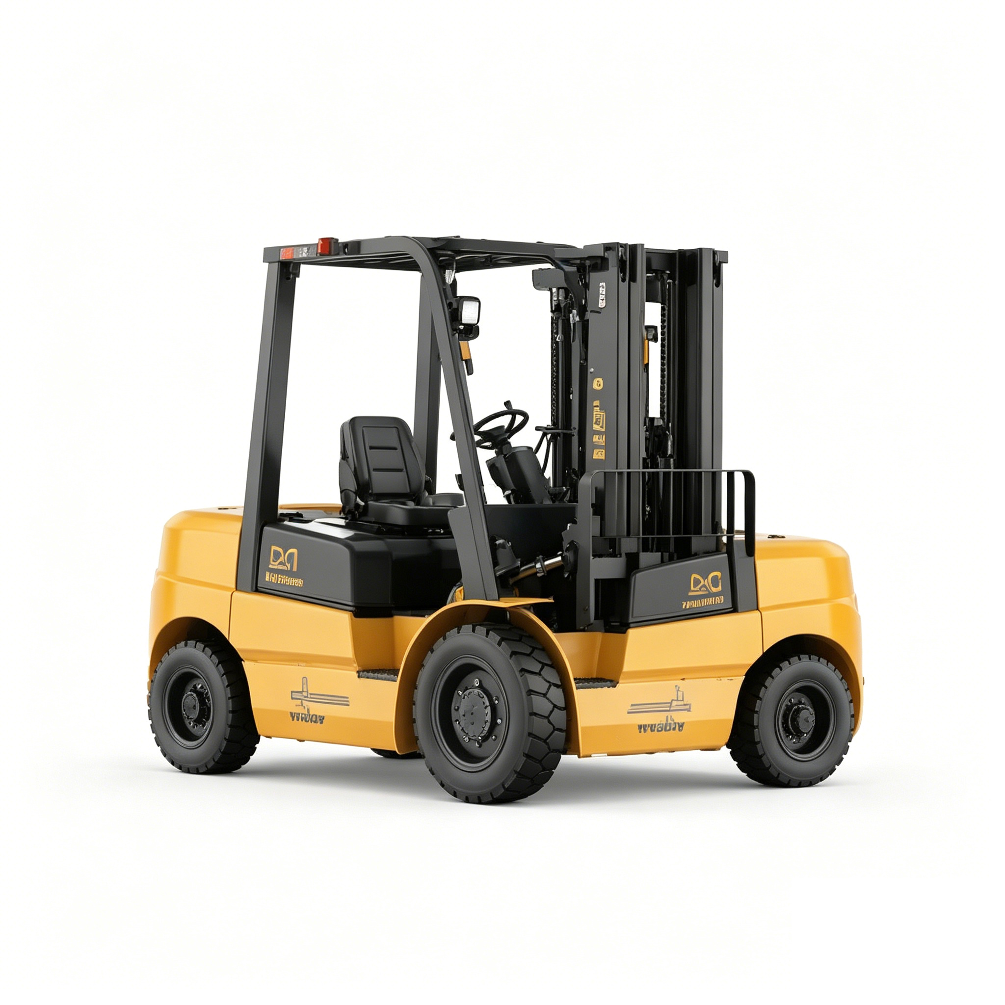 BIGJOE EC30 3.0t Lithium-ion Forklift, Ride-on Four-wheel Electric Counterbalance Forklift