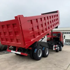 Used Sinotruk Howo 8×4 Dump Truck, 371HP Euro II Engine, Heavy-duty Tipper for Mining & Construction