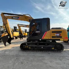 Excavadora de orugas Sany135 usada