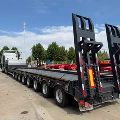 8-axle low-bed semi-trailer