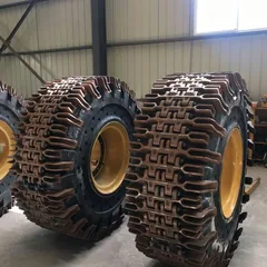 23.5-25 track plate type tire protection chain / crawler loader tire chain