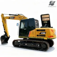Excavadora de orugas Sany135 usada