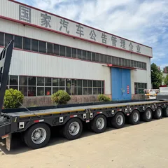 8-axle low-bed semi-trailer
