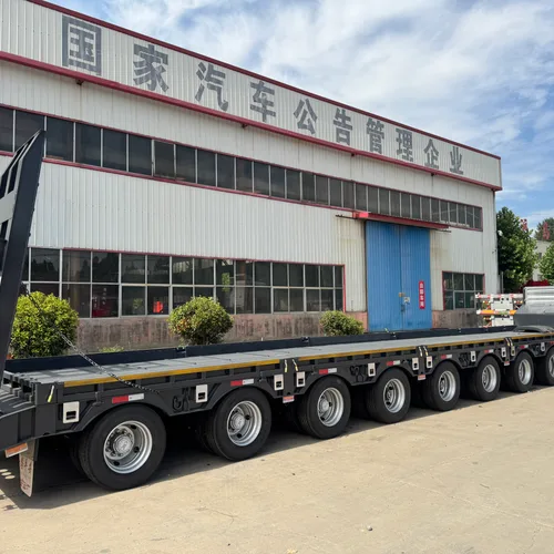 8-axle low-bed semi-trailer