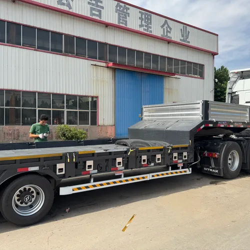 8-axle low-bed semi-trailer