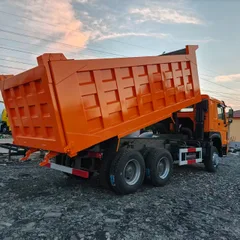 Used Sinotruk Howo 6×4 Dump Truck, 371HP Euro II Engine, Heavy-duty Tipper for Mining & Construction
