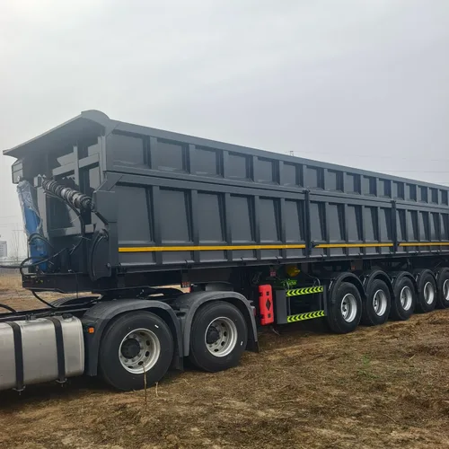 Popular models for Central Asia: 5-axle heavy-duty side tipper semi-trailer