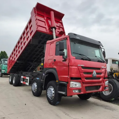 Used Sinotruk Howo 8×4 Dump Truck, 371HP Euro II Engine, Heavy-duty Tipper for Mining & Construction