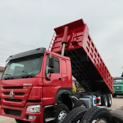 Used Sinotruk Howo 8×4 Dump Truck, 371HP Euro II Engine, Heavy-duty Tipper for Mining & Construction