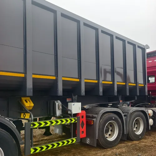 Popular models for Central Asia: 5-axle heavy-duty side tipper semi-trailer
