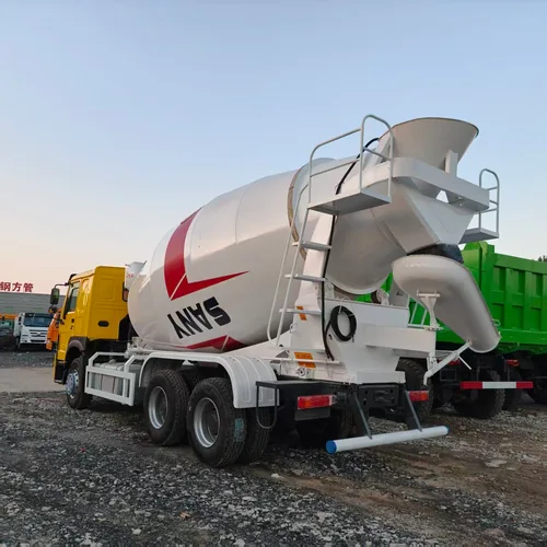 Used Sinotruk Howo 6×4 Concrete Mixer Truck, 371HP, 8-10 CBM Drum for Construction