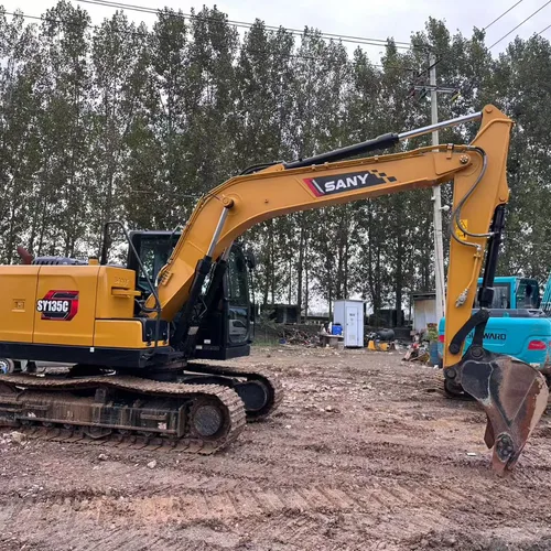 Excavadora de orugas Sany135 usada