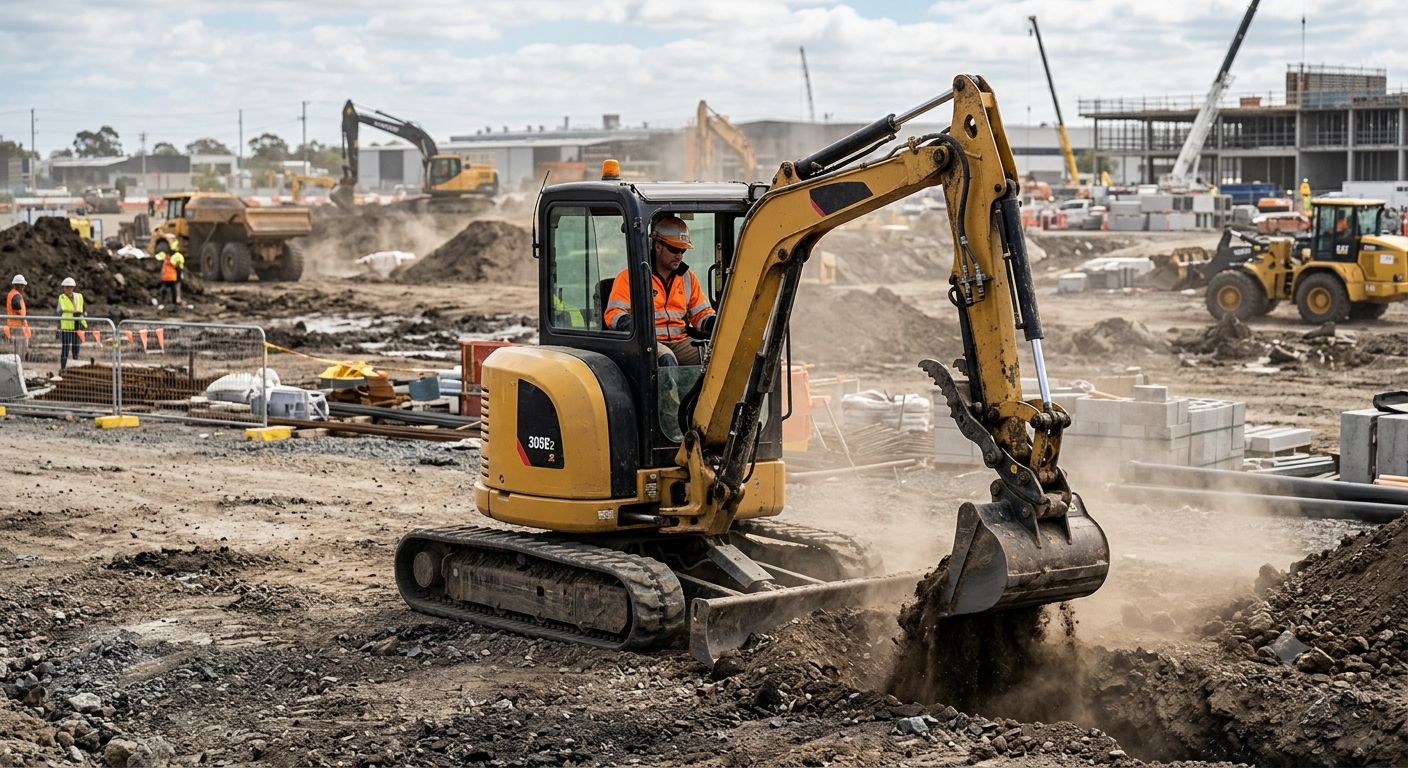 6 Ton Heavy Duty Mini Excavator | Compact Crawler Excavator for Sale